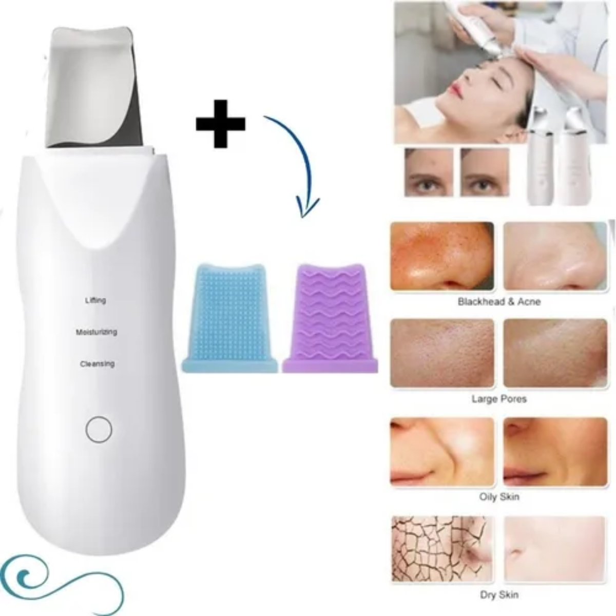 Espatula Peeling Ultrasonico Limpiador